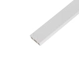 1-1/2 in. x 5-1/2 in. x 8 ft. White Vinyl Ranch Fence Rail - more colors