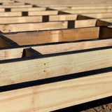 Cinta de butilo negra para viguetas de cubierta de 1-5/8 pulg. x 50 pies para debajo de las tablas de la plataforma - 2 tamaños