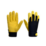 1 Pair Safety Work Gloves Builder Gloves Gardening Gloves Light-Duty Mechanic Gloves Imitation Sheepskin