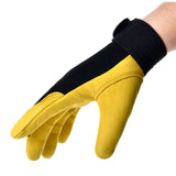 1 Pair Safety Work Gloves Builder Gloves Gardening Gloves Light-Duty Mechanic Gloves Imitation Sheepskin