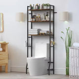 Over Toilet Storage,3-Tier Bathroom Shelf Storage Rack Freestanding Above Toilet Shelving for Restroom Behind, Laundry, Balcony