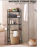 Over Toilet Storage,3-Tier Bathroom Shelf Storage Rack Freestanding Above Toilet Shelving for restroom Over Toilet Storage