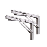 Soportes para estantes plegables Bosis de 8 pulgadas Soporte para estantes de montaje en pared para banco de trabajo plegable