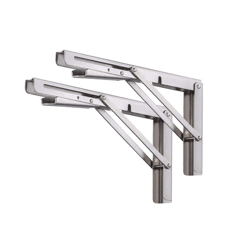 Soportes para estantes plegables Bosis de 8 pulgadas Soporte para estantes de montaje en pared para banco de trabajo plegable