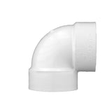 Codo de ventilación de 90 grados, cédula 40, PVC-00331-1000HA, DWV, Charlotte Pipe, 3"