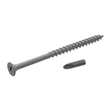 Tornillo para madera a madera DKAKU Prime Guard Ten n.° 8 x 3 pulg., 1 lb, 73 piezas, broca gratis