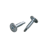 DKAKU #10 x 3/4 Modified Truss Wafer Head Screws Self Drilling 185-Pack - 1 LB Box - Includes 1 free bit #3