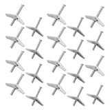 Pernos de anclaje para paneles de yeso, tornillos de pared, palanca para accesorios para colgar en seco - Tamaño: 2,36" x 2,17" x 0,59"