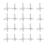 Pernos de anclaje para paneles de yeso, tornillos de pared, palanca para accesorios para colgar en seco - Tamaño: 2,36" x 2,17" x 0,59"