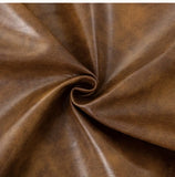 Ottoman Bench - Middle-Aged Style, Brown Pu, Versatile for Bedroom, End of Bed, Entrance, Comfortable Seating