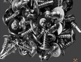 715 pk set of metal framing screws set for on-field technicians