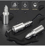 30 Shelves Fulcrum Pin, Self-Tapping Screws, Easy and Convenient to Use, Pin for Cabinets, Bookshelves, Closets, Bookcases and Furniture