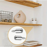 30 Shelves Fulcrum Pin, Self-Tapping Screws, Easy and Convenient to Use, Pin for Cabinets, Bookshelves, Closets, Bookcases and Furniture