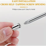 30 Shelves Fulcrum Pin, Self-Tapping Screws, Easy and Convenient to Use, Pin for Cabinets, Bookshelves, Closets, Bookcases and Furniture
