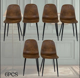 Set of 4/6/8 Office Reception Chairs - Suede Upholstered Chairs with Metal Legs, Mid-Back, Footrest, Armless Design for Waiting Rooms and Reception Areas