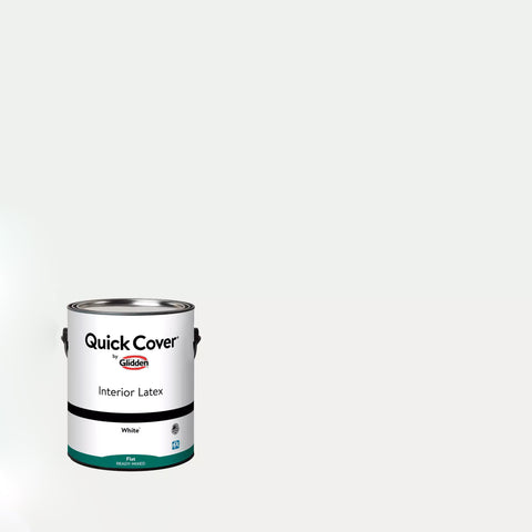 Pintura látex para interiores Glidden Quick Cover, mate, 1 galón