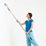 HANXIULIN - Varilla de extensión de rodillo de pintura retráctil de hasta 2 metros, herramienta de extensión de cepillo de limpieza desmontable