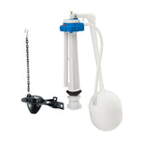 Kit completo de reparación de inodoros Hyper Tough con válvula de llenado y aleta