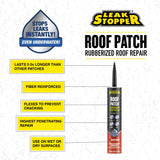 Parche de goma para techo Leak Stopper de 10 oz. Cubre 3 pies.