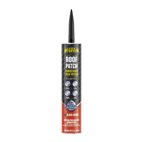 Parche de goma para techo Leak Stopper de 10 oz. Cubre 3 pies.