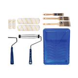 Pro Grade Home Wall / Trim House Paint Brush Set - for Cabinet Decks Fences Interior Exterior