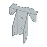 Conector de viga de cumbrera galvanizado RR para madera nominal de 2 x 6 14