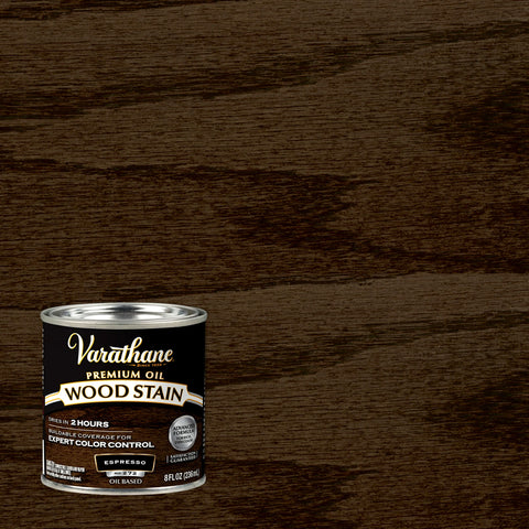 Tinte para madera ESPRESSO a base de aceite - 1 cuarto